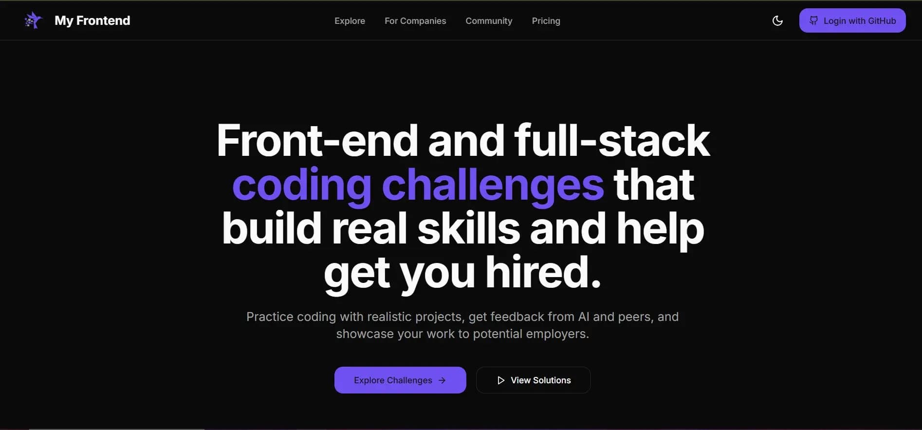 Frontend Educational Template 1 design preview